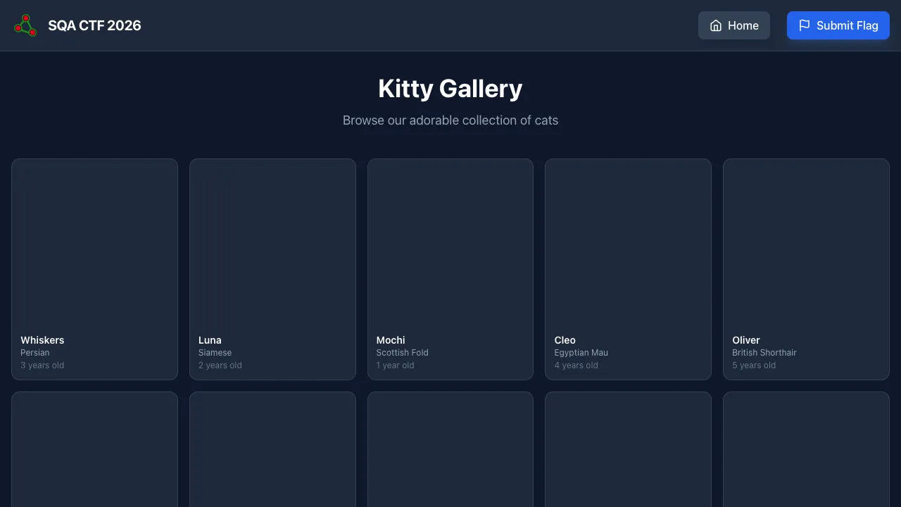 Kitty Gallery challenge page
